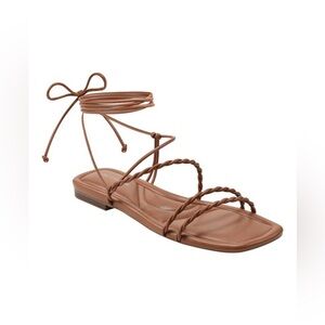 MARC FISHER Women's Lakita Strappy Casual Flats Sandals